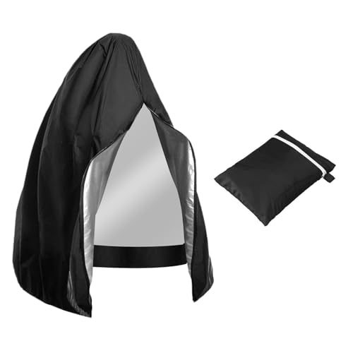 Funda para silla de columpio para exterior, Oxford 210D, ajustable, impermeable, a prueba de polvo, resistente a la intemperie, cubierta de silla de exterior, paño de protección de mimbre para porche