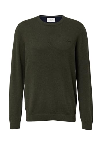Pull avec logo s.Oliver homme ne pique pas coupe ajustée confortable