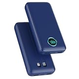 【26800mah Power Bank Ultra Haute Capacité】26800mAh Batterie Externe avec 2 câbles intégrés, assez pour alimenter les appareils pendant plusieurs jours, peut charger l'iPhone 16 environ 5-8 fois, Samsung Galaxy S24 environ 4-5 fois, garder vos appareils en vie tout le temps ! Universellement compatible avec iPhone, iPad, Samsung Galaxy et plus de smartphones, tablettes, écouteurs Bluetooth etc, le meilleur choix pour les affaires, les voyages, le camping etc activités de plein air.