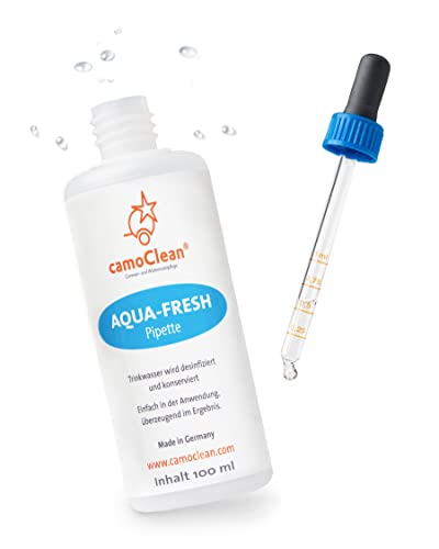 CamoClean - Wasserfilter - Outdoor - Wasseraufbereiter Trinkwasser - Desinfektion - ideal für unterwegs - mit Pipette - ohne Chlor - 100ml Cover