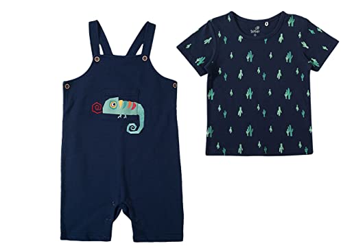 Jardineira Curta, Tip Top, Meninos, Marinho, 2