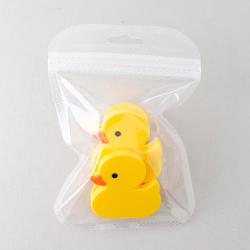 スリップオン(Slip-On) アヒルクリップ2個セット イエロー ARG-4401 文房具 かわいい ギフト