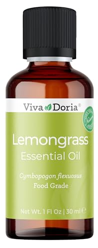 Viva Doria Lemongrass Essential Oil, 100% Pure, Natural Lemo