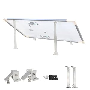 ZINNZGREEN Solarpanel Aufständerung 39cm-67cm Silber