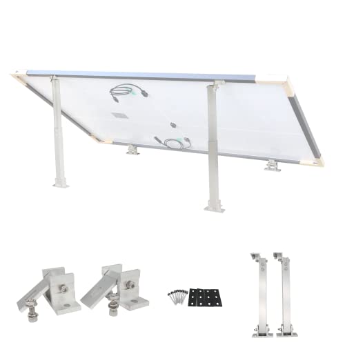 ZINNZGREEN Solarpanel Aufständerung 39cm-67cm Silber