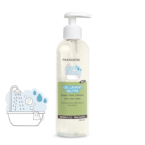 Pranarôm- Gel Lavant Neutre Bio Aromaself Visage - Corps - Cheveux 250 ml