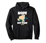 Pokemon Pok mon – Sweat à capuche Nope Not Today Ronflex, Bleu, 8.5 ounce...