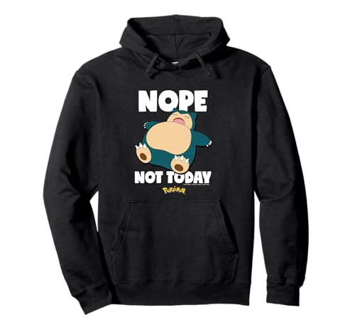 Sweat à capuche Snorlax Pokémon pour exprimer votre humeur du jour