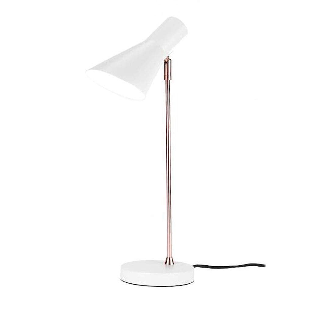 Lampe E27 protection des yeux design nordique métal blanc épuré