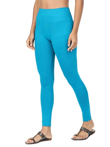 Image of Robinbosky Premium Stretchable Cotton Ankle Legging for Women | Suitable for Formal wear & Casual wear | High-End Elastic Makes The Leggings Squat Proof and Durable for Travel, Yoga, & Workout.