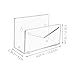DOITOOL 2pcs Desk Mail Organizer Envelope Storage Desktop Folder Office Document Holder Mail Slots