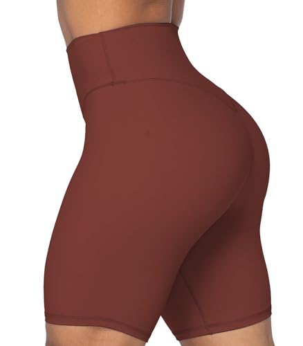 Image of Sunzel No Front Seam High Waist Biker Shorts for Women, Squat Proof Yoga Workout Gym Bike Shorts | 3, 5 Or 8-Inch Inseam, High Waisted, Tummy Control, No Front Seam, Buttery Soft, Compression Fit, Squat Proof