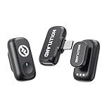 Hollyland LARK A1 Wireless Mini Microphone for iPhone15/16 & Android, Pure Sound, Noise Cancelling, Magnetic Microphone for YouTube, TikTok, Podcast, Vlogging for USB-C(2TX+1RX)