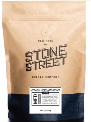 Stone Street Flavored Ground Decaf Coffee, Chocolate Flavor, Freshly Roasted, 100% Colombian Arabica, Gourmet Decaffeinated Coffee, Medium Roast, 1 Lb #TOP24