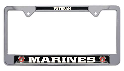 Elektroplate Marines Veteran License Plate Frame