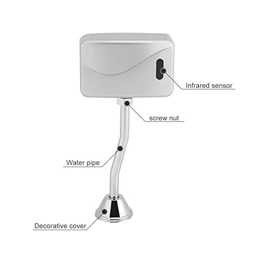 Infrarot Sensor Urinal Spülventil Urinal Spüler Automatische batteriebetriebene betriebene Wasser Einsparung Ger?te Toilette Teile DC 6V für Badezimmer Toilette Flusher Armaturen WC - Image 4