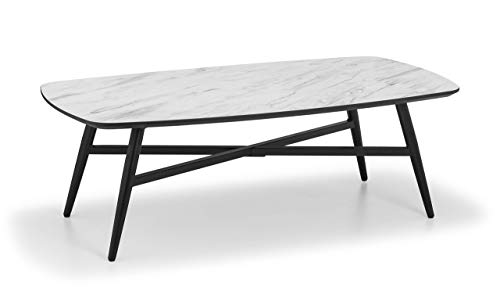 Julian Bowen Caruso Coffee Table - White Marble Tables