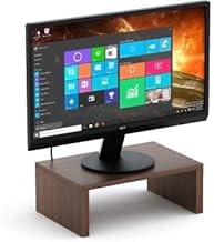 Bluewud Norel Monitor/Computer/PC/Screen Riser Stand for Home & Office (Wenge)