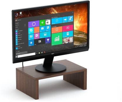 Bluewud Norel Monitor/Computer/PC/Screen Riser Stand for Home & Office (Wenge)