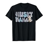 Retro Husky Dog Tees