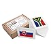 CARDDIA | Collection of Country Flags Educational Flashcards | 242 Flags with Country Names, Territory Shapes, Capitals & Continents | Durable & Portable | Perfect for Geography Gifts -  CD-FL-WD005