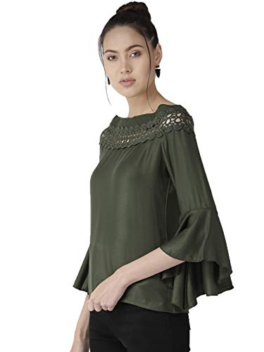Image of Style Quotient Women Solid Viscose Rayon Smart Casual top