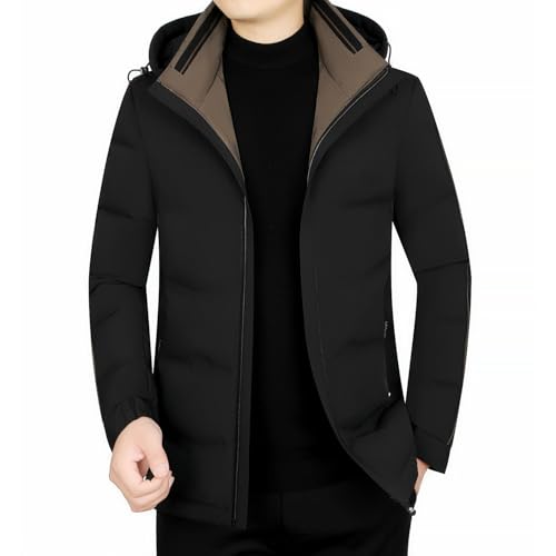 Abrigo de plumón para hombre parkas de invierno estilo coreano 7
