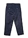 Boys Husky Fit Straight Flat Front Adjustable Waist School Uniform Pants - 2 Pack Navy