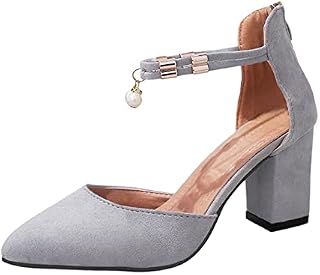 Court Shoes for Women Dance Shoes for Girls Ladies's Fashion Ankle Strap Kitten Heel Sandals Adorable Cute Low Block Heel Close Toe Proms Footwear Court Shoes Footwear gifts for her women ladies