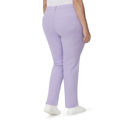 Gloria Vanderbilt Women's Plus Size Amanda Classic High Rise Tapered Jean Standard, Sweet Violet3