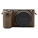 Easy Hood Case for Sony Alpha A6500 ILCE-6500 Digital Camera, Anti-Scratch Soft Silicone Housing Protective Cover Protector Skin (Coffee)