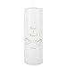 Produktbild Herz & Heim® Hochzeitskerze Tauben mit Aufdruck der Vornamen des Paares u. Hochzeitsdatum Blanche Weiß