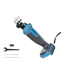 Akku Rotationsschneider für Makita 18V-Akku, 32000 RPM Bürstenlose Trennsäge mit LED-Licht, Tief Einstellbar, Trockenbau-Rotations-Säge zum Schneiden von Holz Trockenbau, Rigips, Holz (ohne Akku)