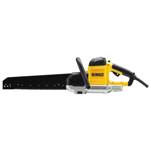 Dewalt Alligator 295 mm-Spezialsäge DWE396 (1.600 Watt für Schnitte in Porenbeton (Festigkeitsklassen PPW 2 4 und 6) Gips u. Yali-Steine Schnellstopp Schwertlänge 365 mm Schnittlänge 295 mm)
