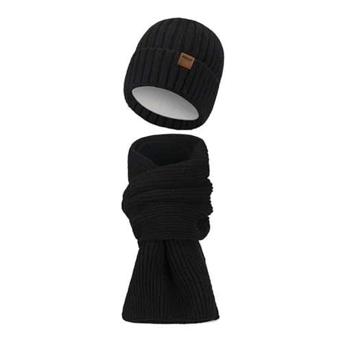 Gants bonnet écharpe homme hiver tricotés à haute isolation thermique