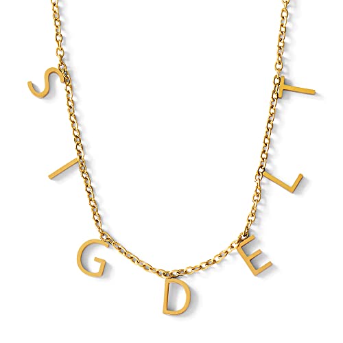 Sorority Shop Sigma Delta Tau Necklace â€” SDT 18K Gold Plated Sorority Gifts Necklace, Long-Lasting Sigma Delta Tau Gifts for Women
