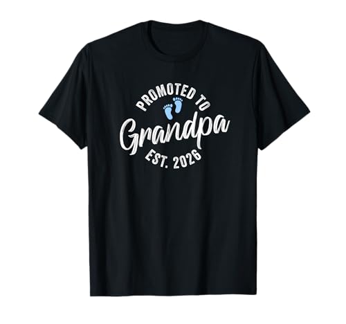 Promoted to Grandpa 2026 T-Shirt