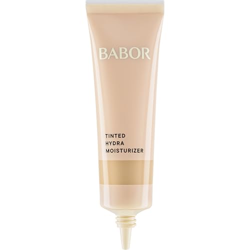 BABOR MAKE UP Tinted Hydra Moisturizer, getönte Feuchtigkeitscreme, BB Cream, mit feuchtigkeitsspendendem Serum, leichte Deckkraft, 30 ml
