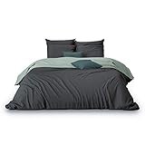 ✅ MATERIAL: hochwertige 100% ägyptische Baumwolle, besonders feine Mako-Perkal Webart, hohe Fadendichte (200 Fäden pro Inch²), extrem strapazierfähig, besonders atmungsaktiv, hautfreundlich, komfortabel