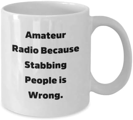 Amateur Radio White Coffee Mug Idea for Coworkers Birthday Gift image 5