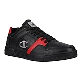 Champion Men's Sneaker, Black/RED/Grey, 10