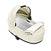 Cybex Balios Cot S Lux Baby Bassinet - Integrated Easy-Carry Handle, Sun Canopy & Spacious, Cozy Interior, Compatible with Cybex Balios S Lux Stroller, Seashell Beige