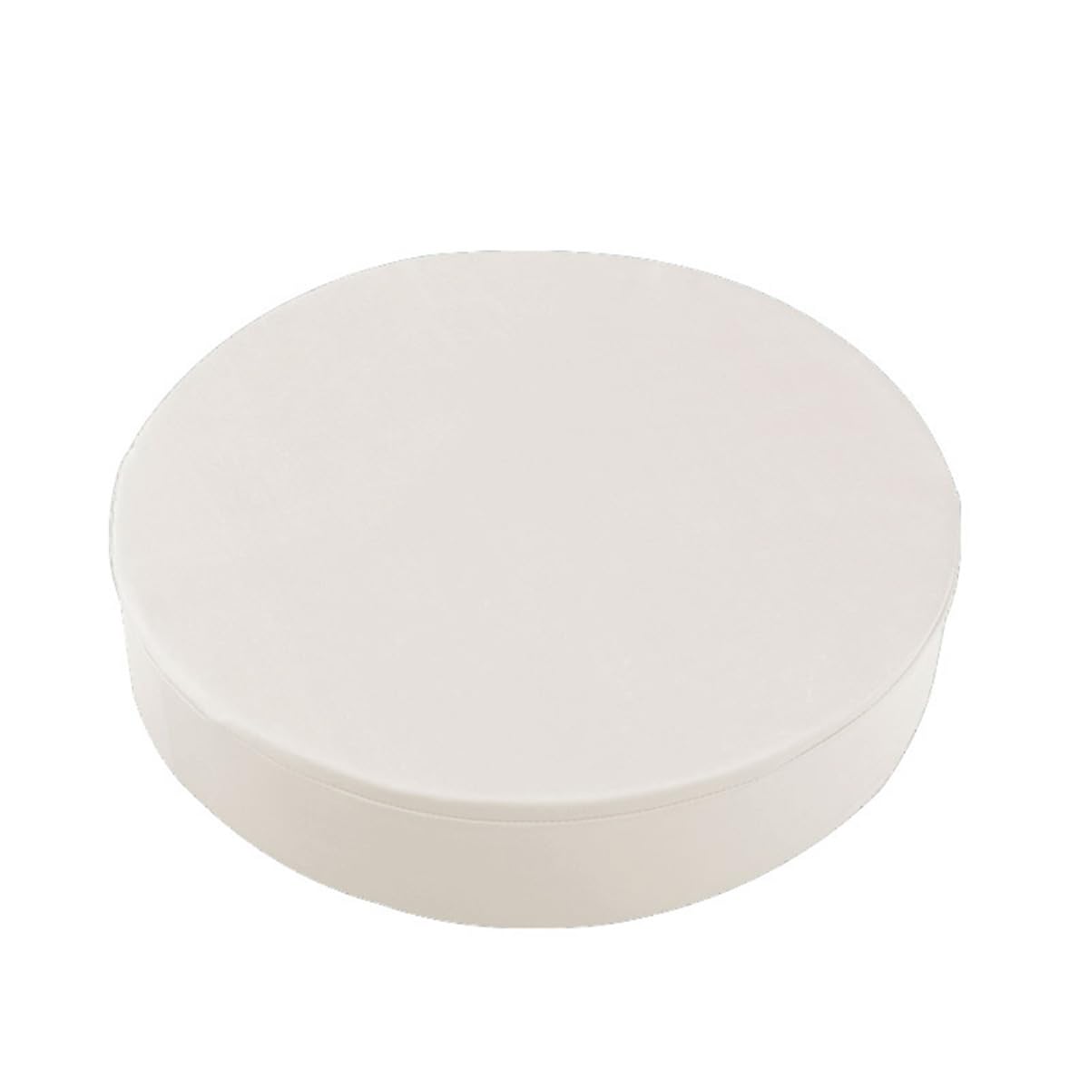Waigg Kii Waterproof Round Garden Cushion 40/45/50cm Seat Pad Outdoor,Thick Dining Garden Seat Cushion Pad for Home Kitchen Swing Patio Floor (50 * 50 * 10cm,White)
