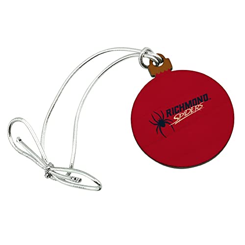 U of Richmond Logo Mini Wood Christmas Tree Ornament