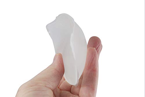 Flirtzy Silicone Soft Gel Bra Inserts Clear Breast Push Up Super Wedge Waterproof Push Up Bra Pads Chicken Cutlets Add a Cup Size Bra Pads