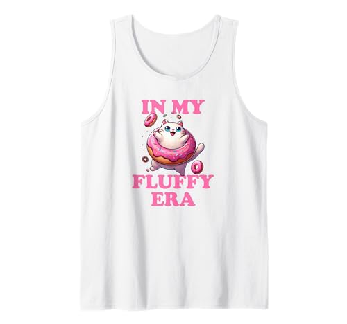 Funny Cat in My Fluffy Era Femmes Filles Débardeur