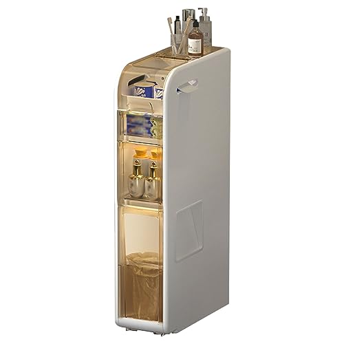 Meuble de rangement de salle de bain étroit pour optimiser les petits espaces avec tiroirs