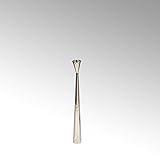 Vernickelt Lambert Taza Standleuchter gehämmert klein vernickelt H100 Metallaccesoires, Silber, One Size