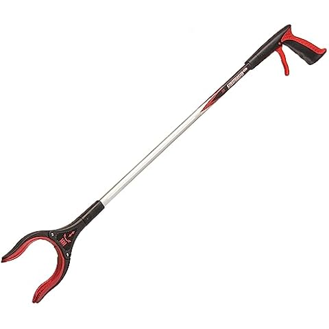 The Helping Hand Company LP2133IB Streetmaster Pro-Litter Picker, 33-inch, Red/Silver Cover