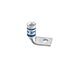 Panduit LCAS250-12F-X Copper Compression Lug, 1 Hole, 250 kcmil, Short Barrel, 1/2-Inch Stud, 90? Bent Angle